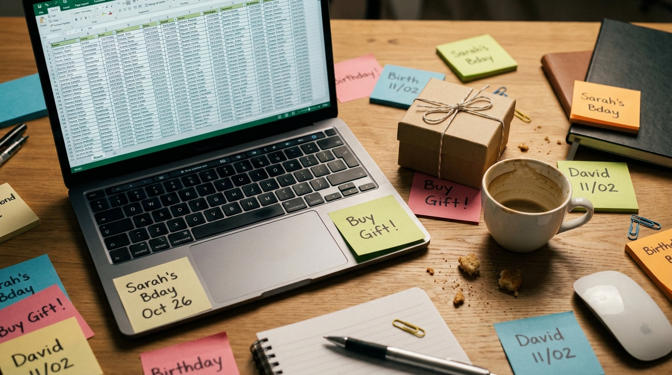 Stop Running Work Anniversaries on a Spreadsheet