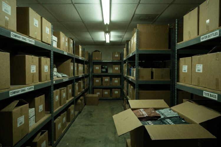 Your swag closet is a balance-sheet problem, not a merch problem